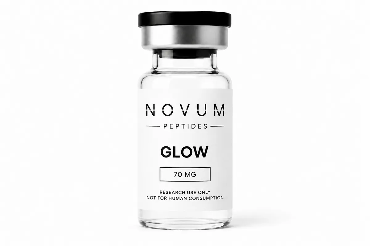 GLOW peptide vial